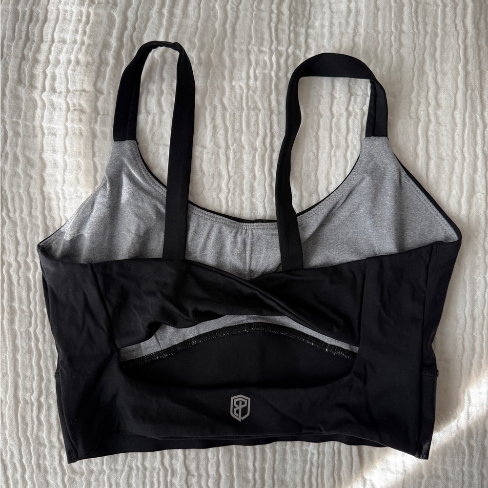 Born Primitive Black Cross-Back Sports Bra - Picture 4 of 6